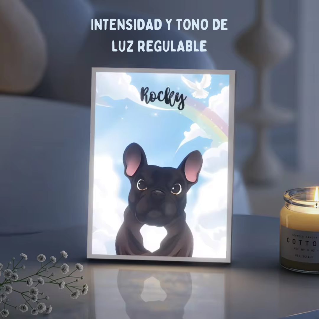 Cuadro Luminoso Personalizado de Mascota